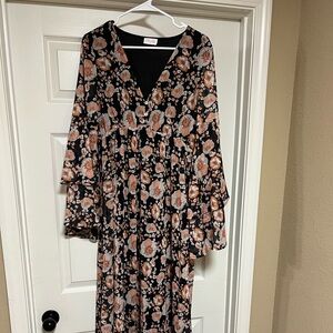 Pink Lily Maxi Dress